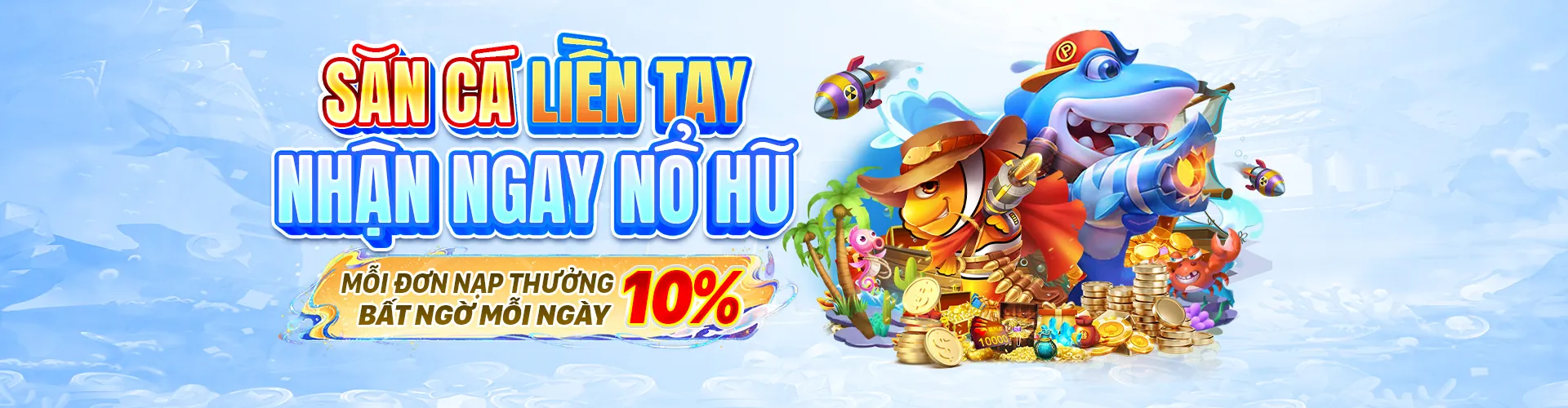Banner khuyến mãi chào mừng của đội ngũ shbet